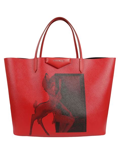 givenchy bambi tote red|null .